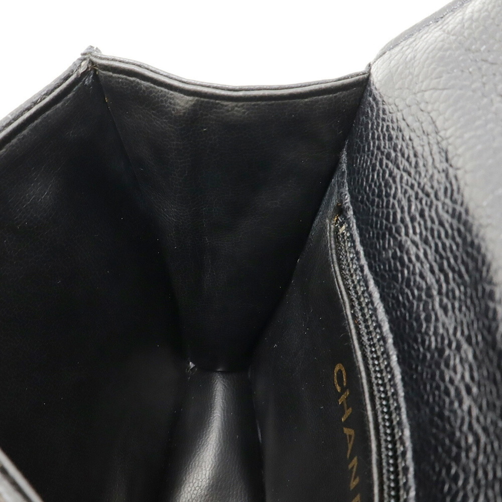 CHANEL Black Caviar Leather Hobo Bag - Picture 9 of 10